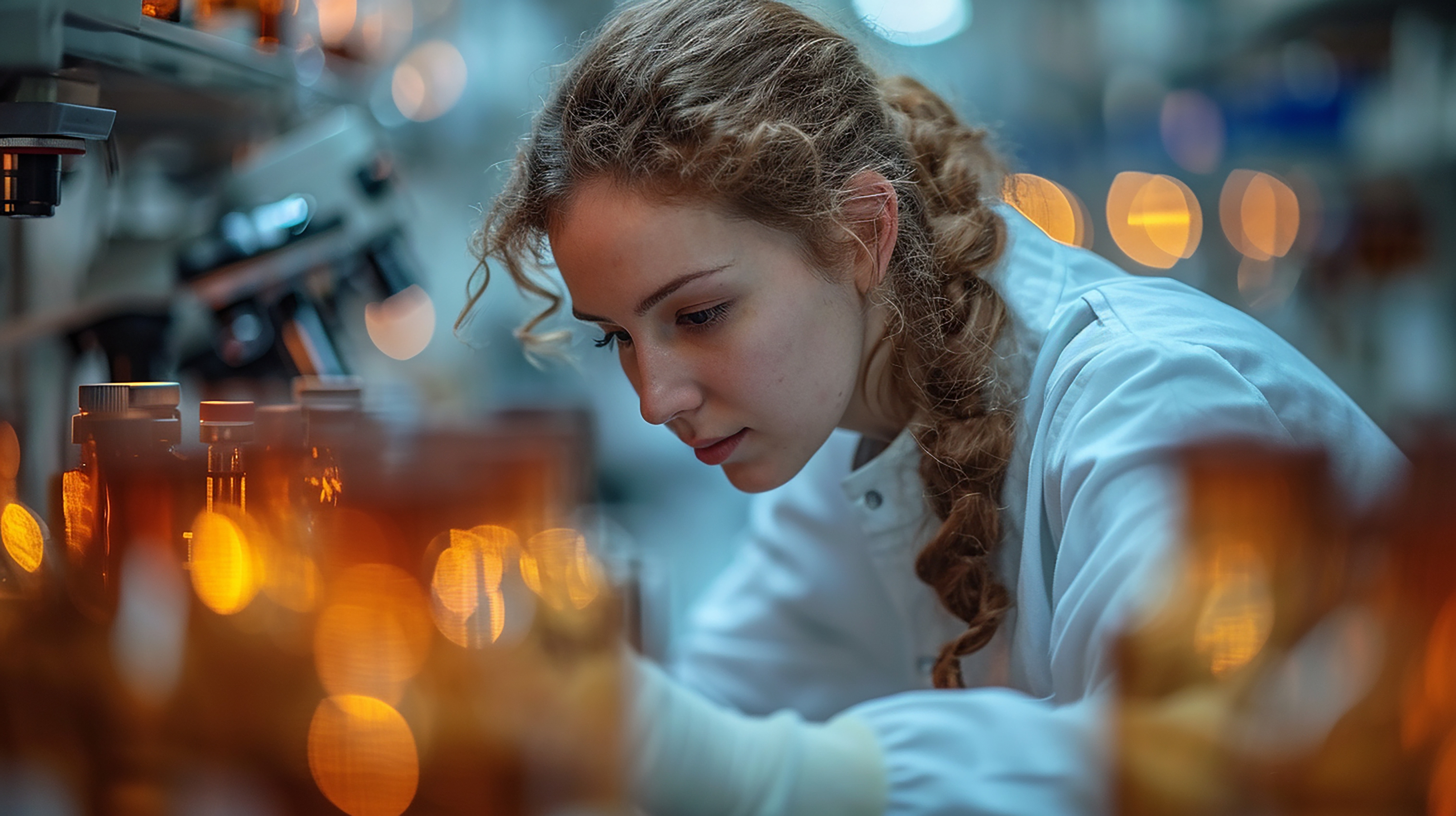 woman in laboratory